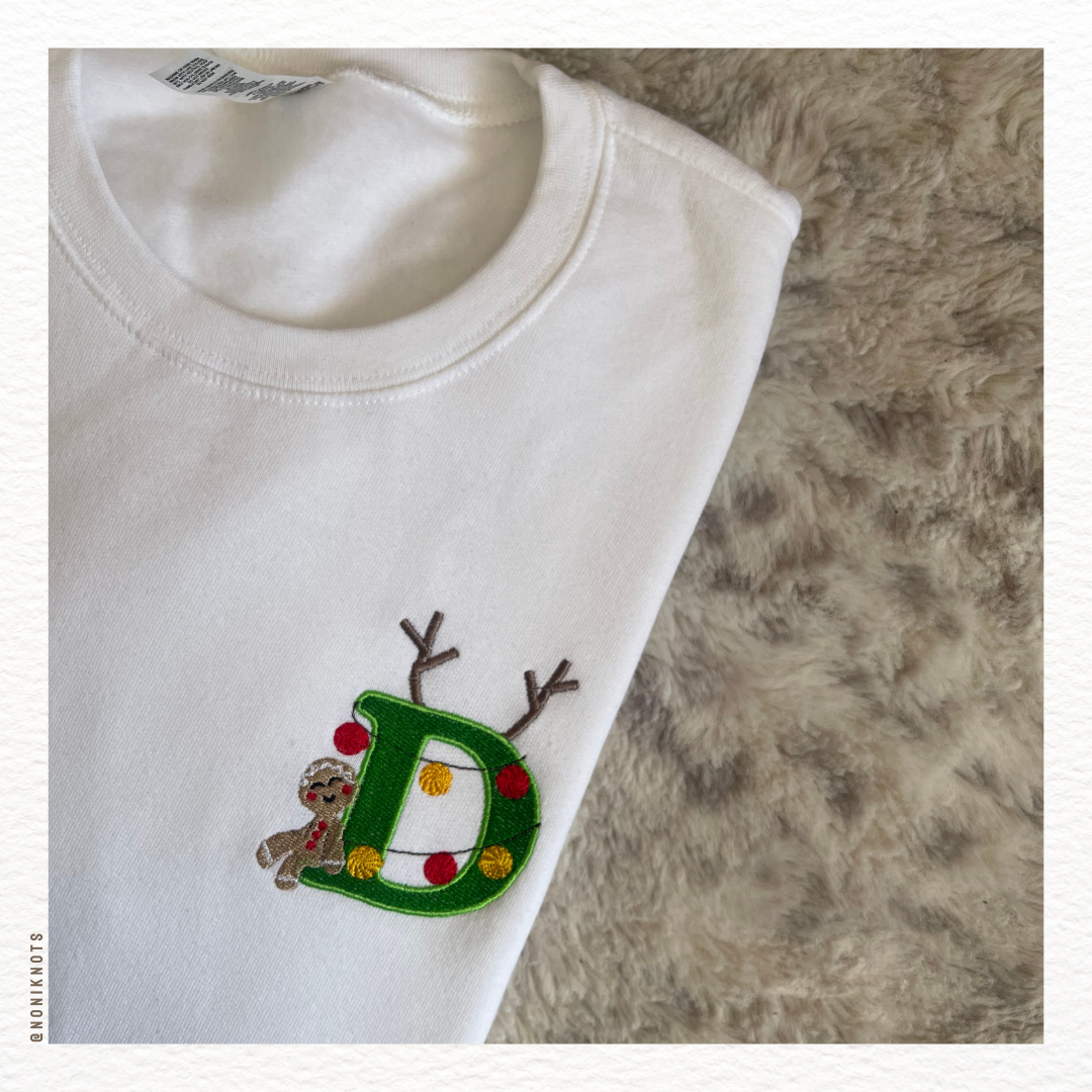 Sudadera Iniciales Navideñas