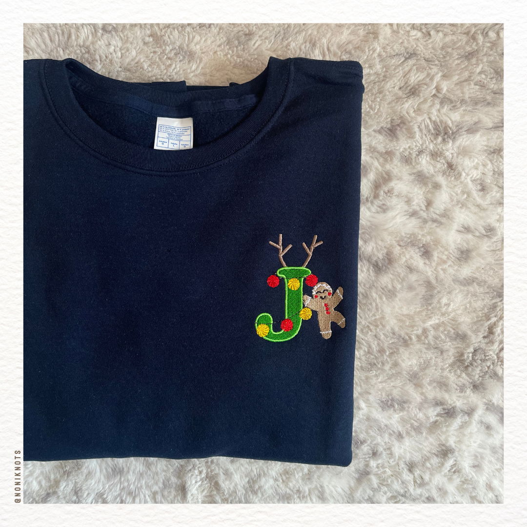 Sudadera Iniciales Navideñas